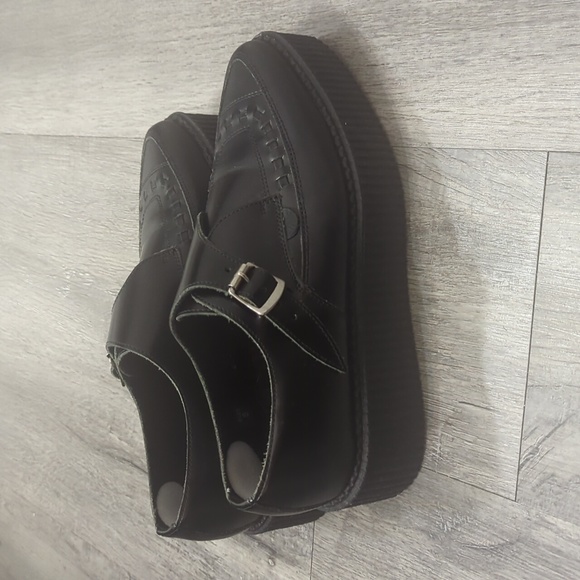Underground. England Black Leather Apollo Creepers - Picture 4 of 11